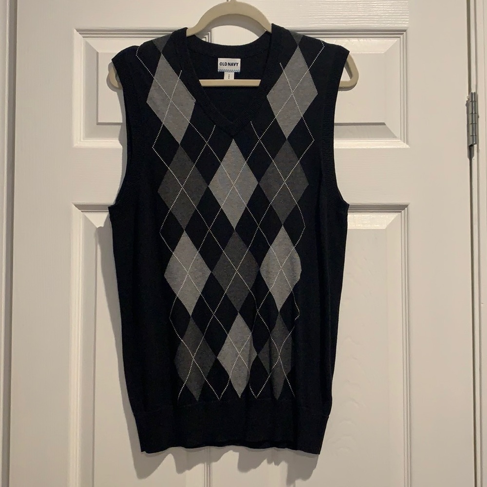 Old Navy- Men’s Black Vest- Size Small